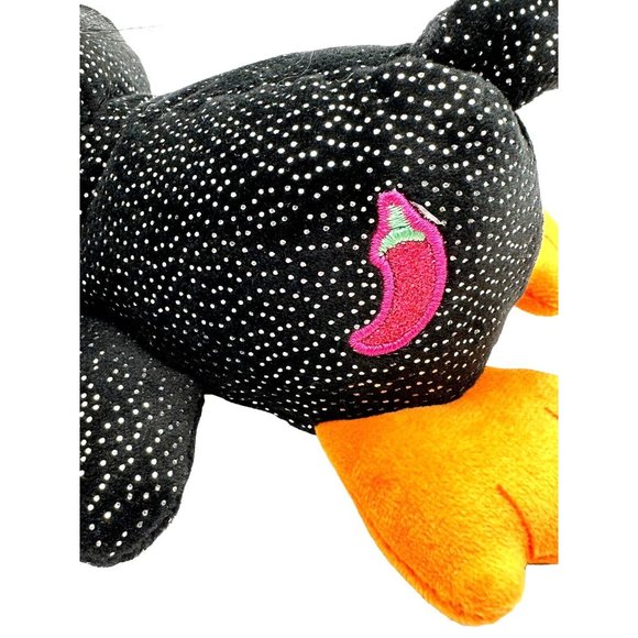 Cutetitos Bean Bag Penguin Penguinito Black & Silver 6" Plush Pink Pepper Toy - Picture 9 of 11